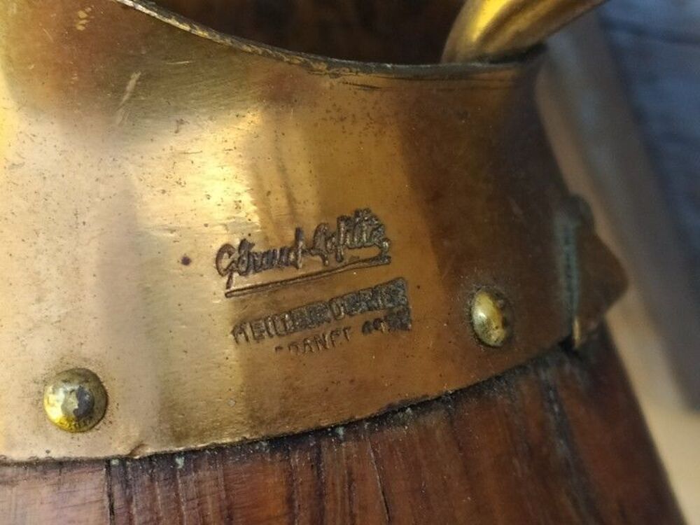 Pichet &agrave; cidre Normand G&eacute;raud Lafitte Meilleur Ouvrier 1933 Décoration