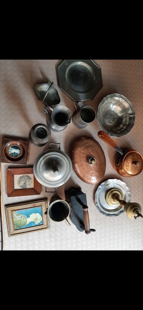 lot d'�tain bibelots Ingersheim (68)
