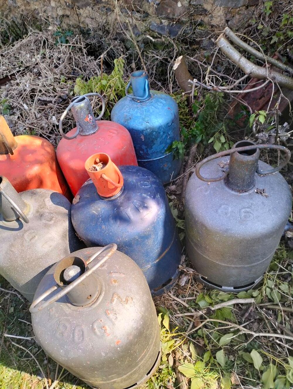 Bouteille de gaz vide Bricolage