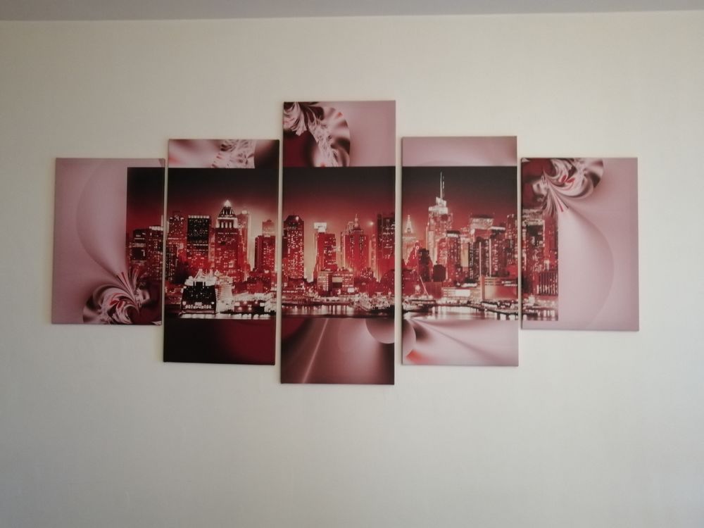 Tableau Ville d'acier New York Décoration
