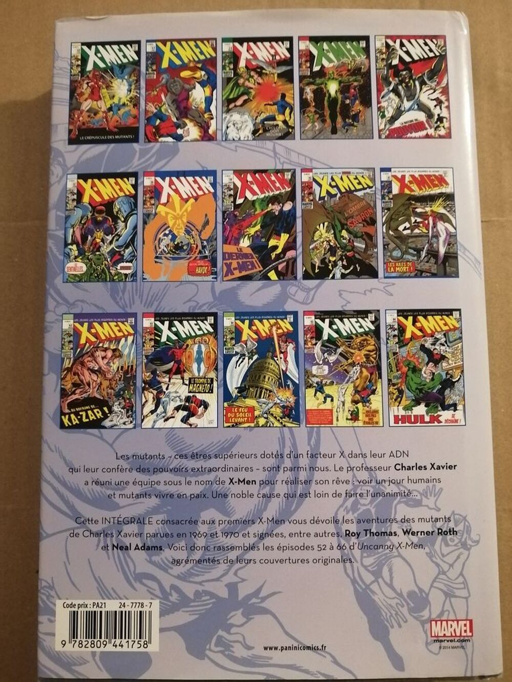 X-Men 1969-1970 L'int&eacute;grale, DS COMICS 