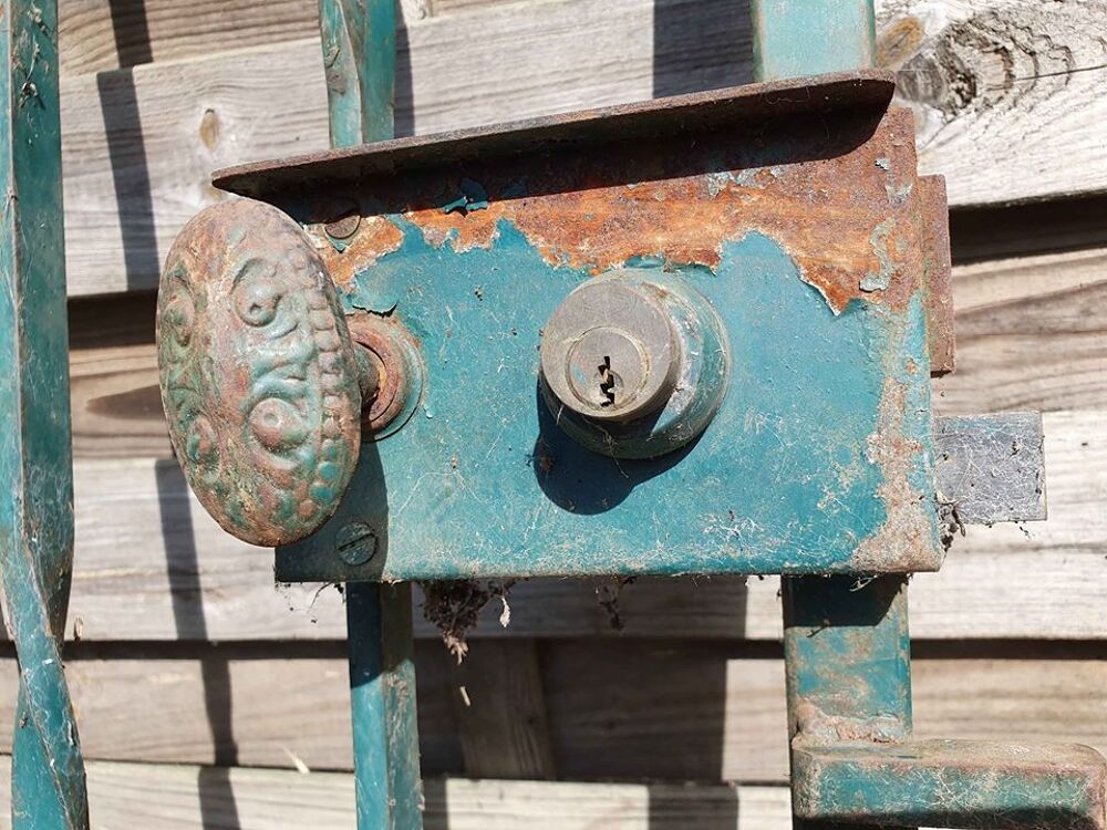 Portillon m&eacute;tal ancien Jardin