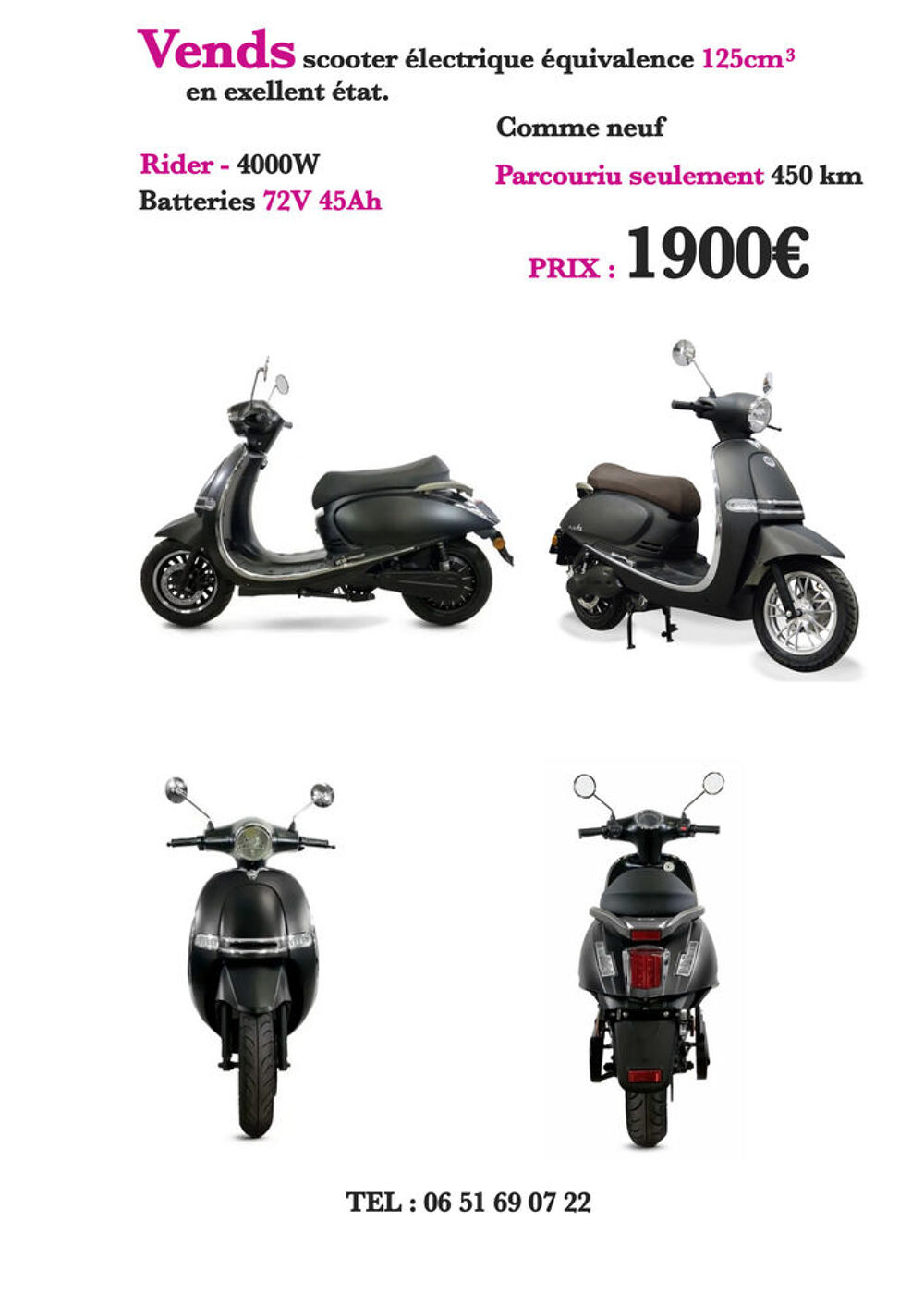 VESPA 2020 occasion 11190 Rennes-les-Bains
