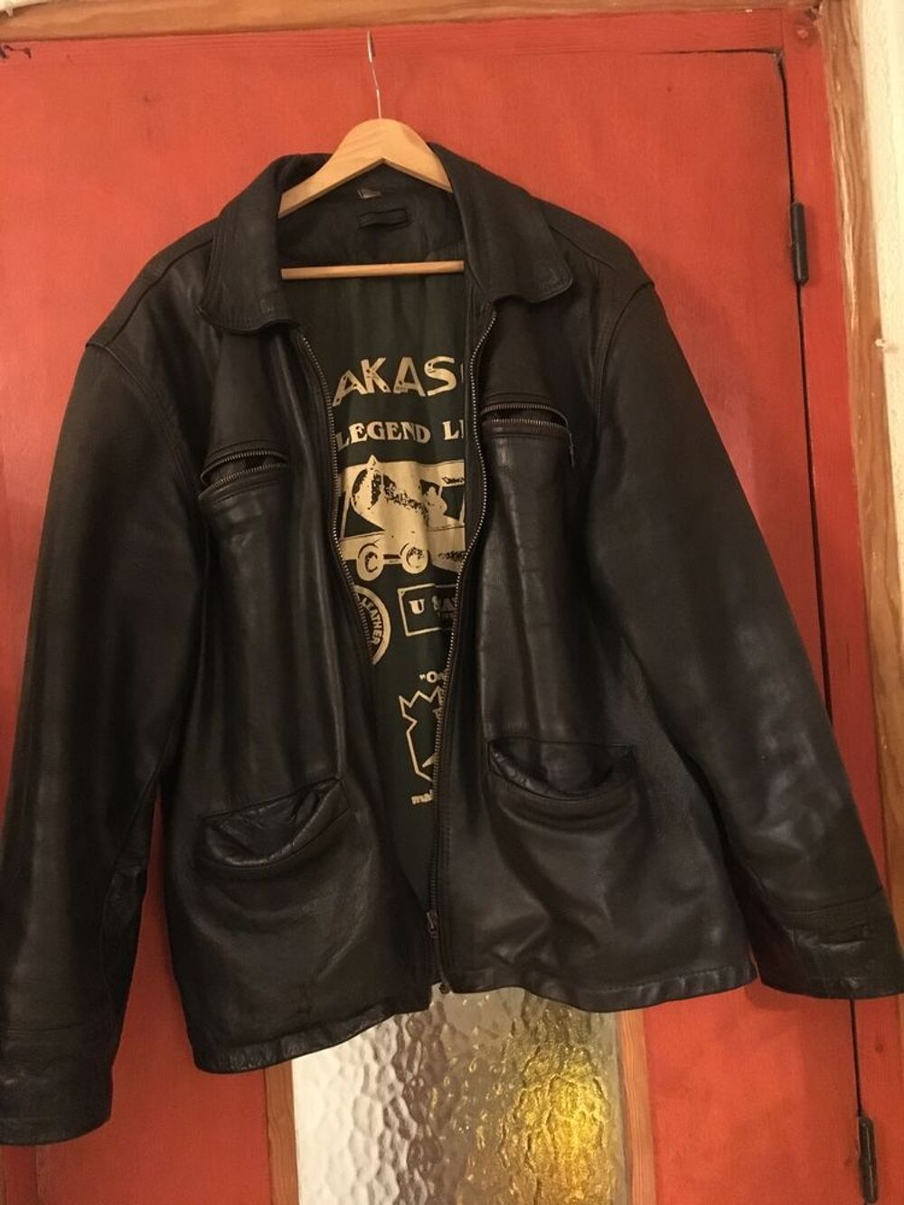 Blouson cuir Akaso Vêtements