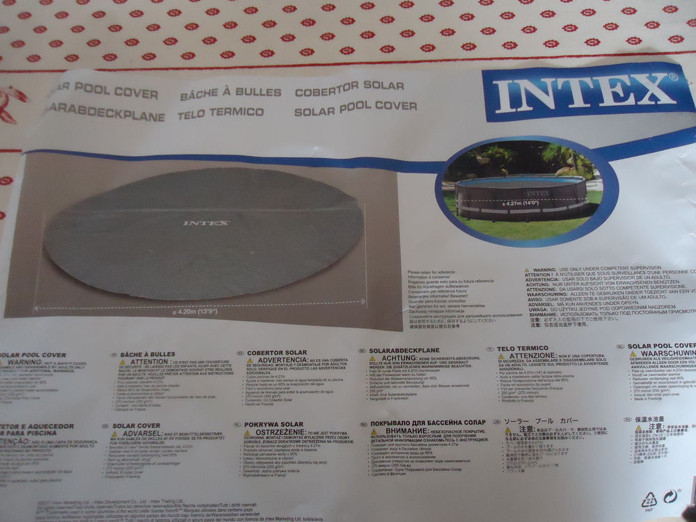 suite erreur de mesure cede bache a bulle ronde de piscine Jardin