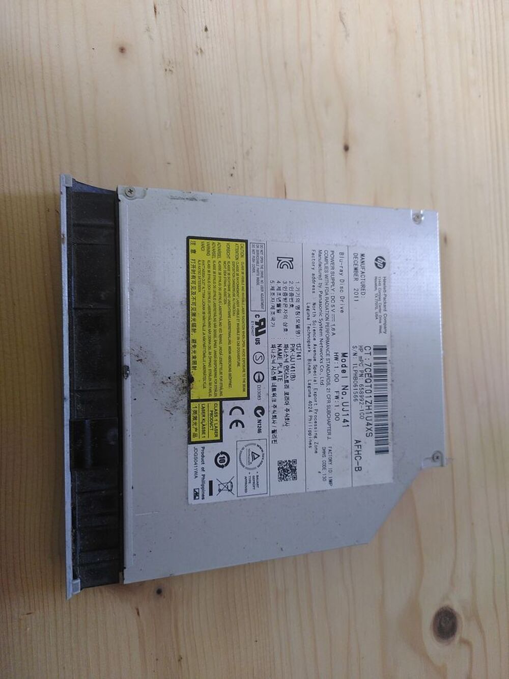 Lecteur Blu-ray DVD HP Pavilion DV6 Matériel informatique