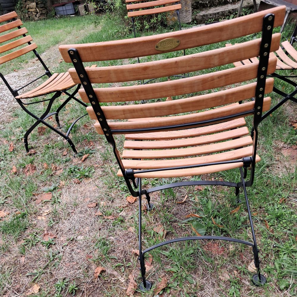 Chaise pliable en bois pour jardin Meubles