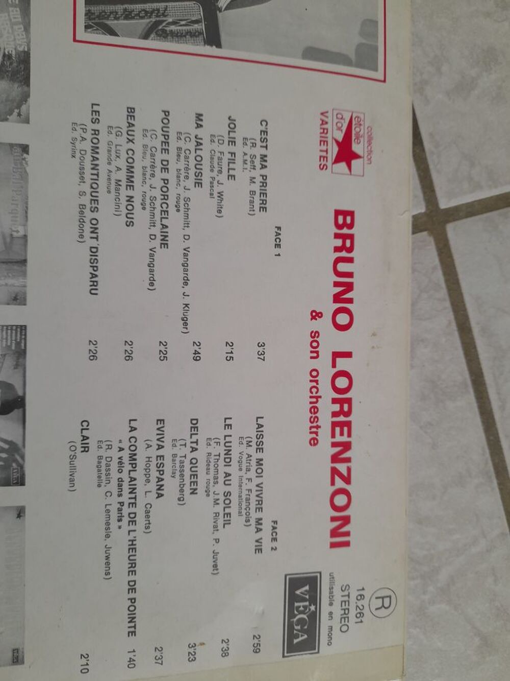 Vynile Bruno Lorenzoni CD et vinyles