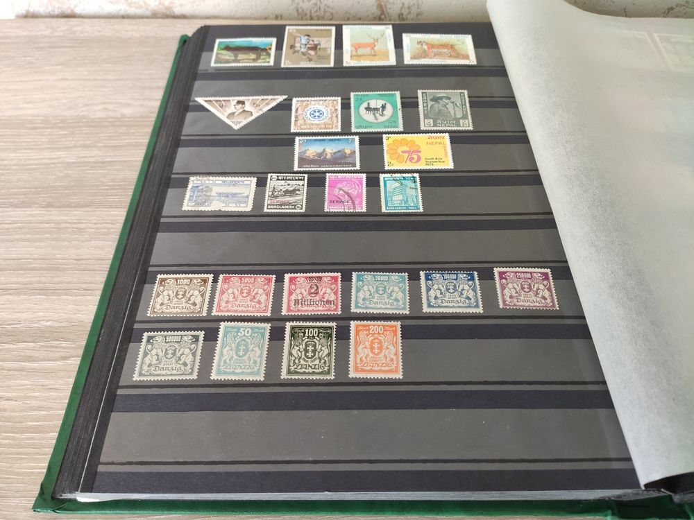 Collection de timbres 