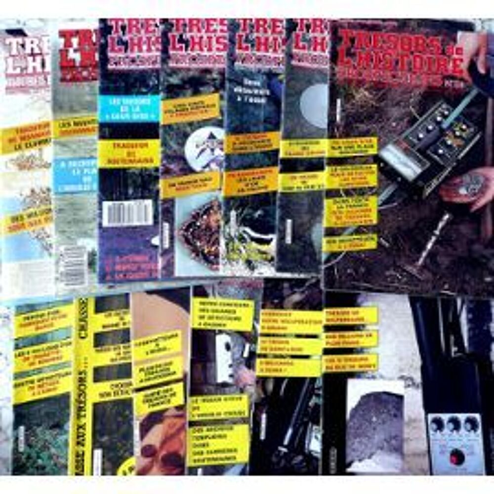 Revues de recherches tr&eacute;soraires Livres et BD