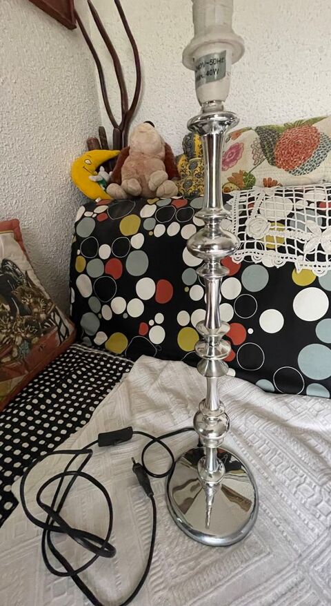 Pied de lampe - argent� 20 S�te (34)