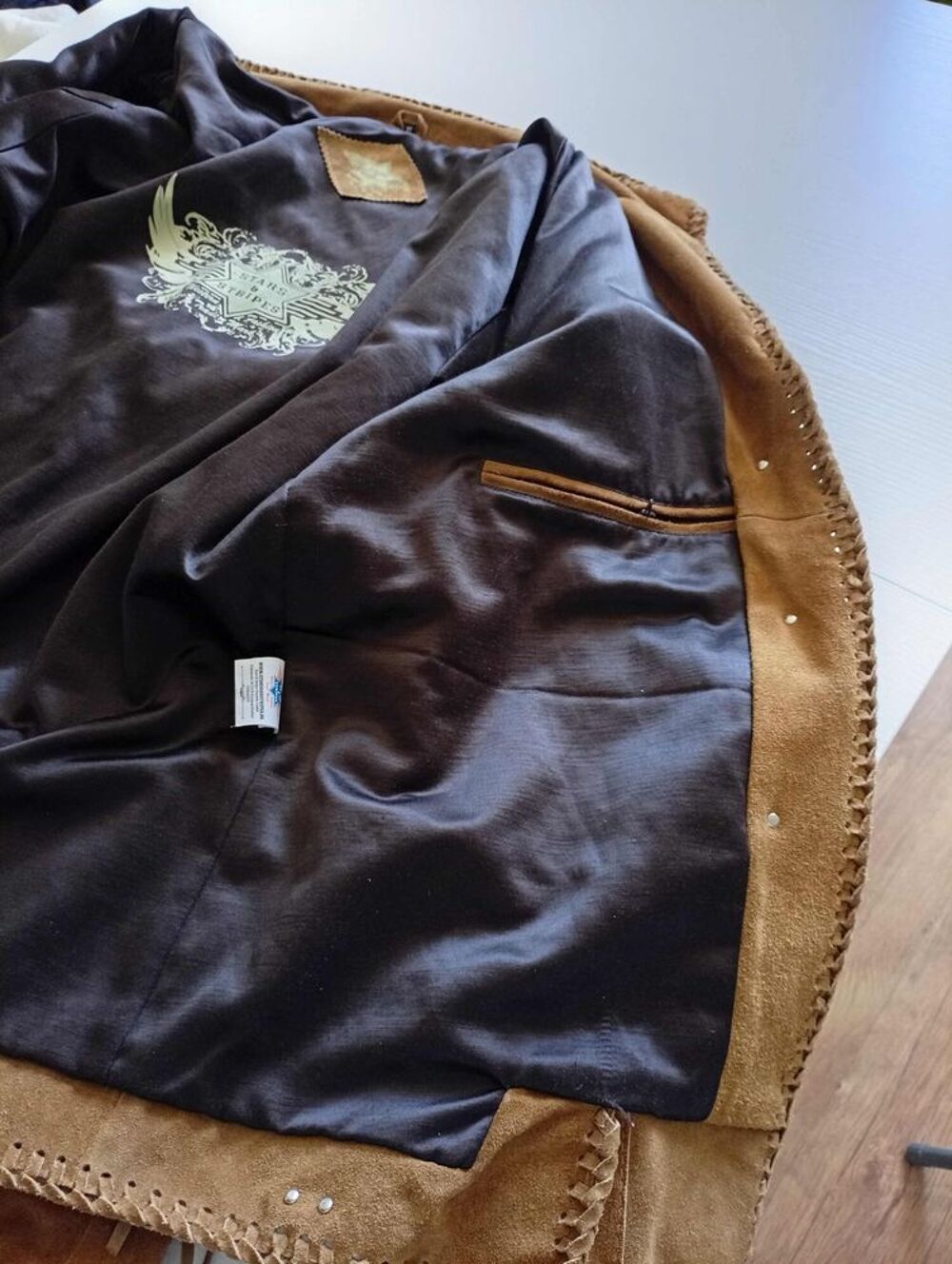 Veste Indienne &agrave; franges Vêtements