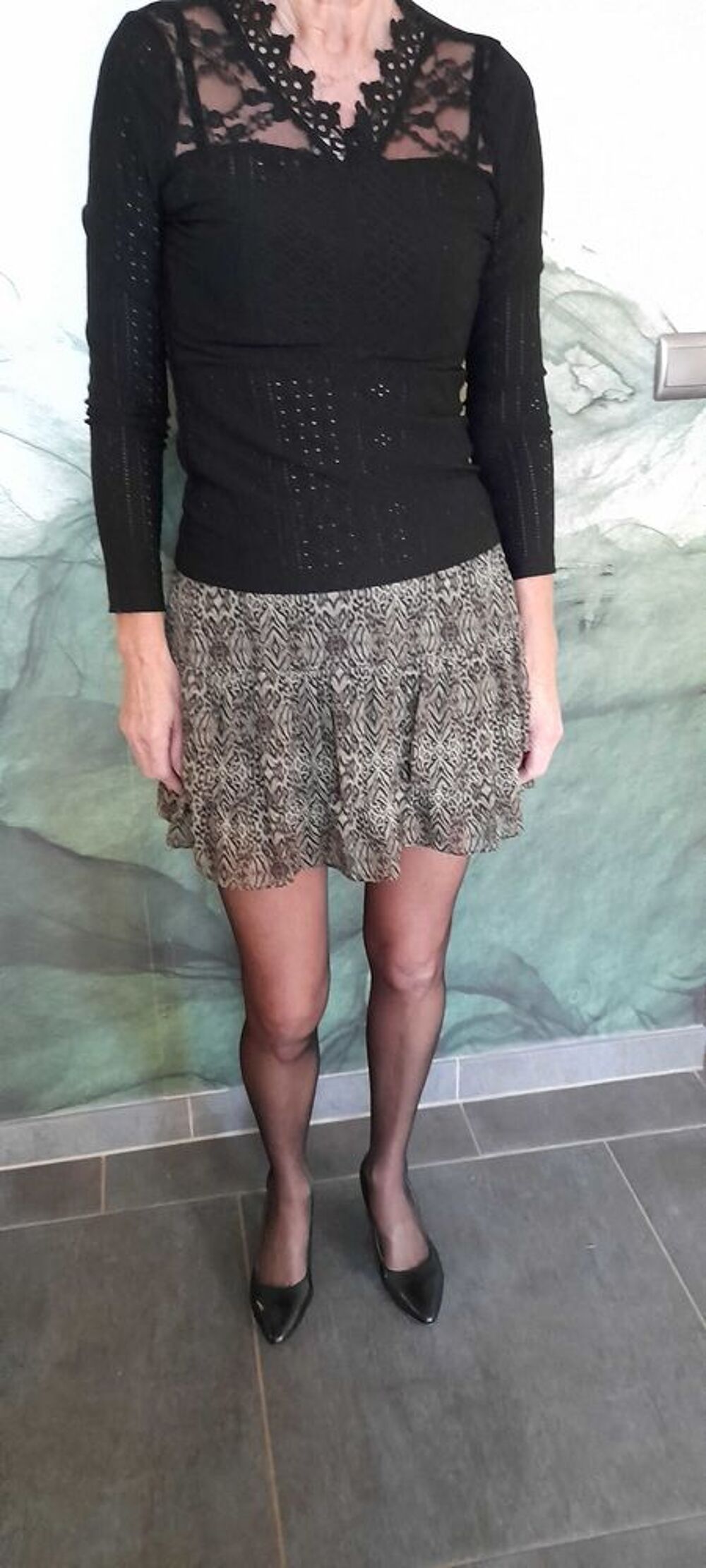 mini jupe voile Vêtements