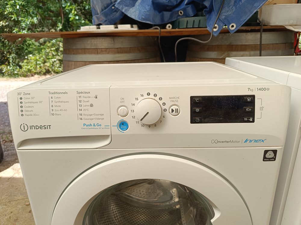 Lave Linge Indesit Push &amp; Go et Lave Vaisselle Thomson Electroménager