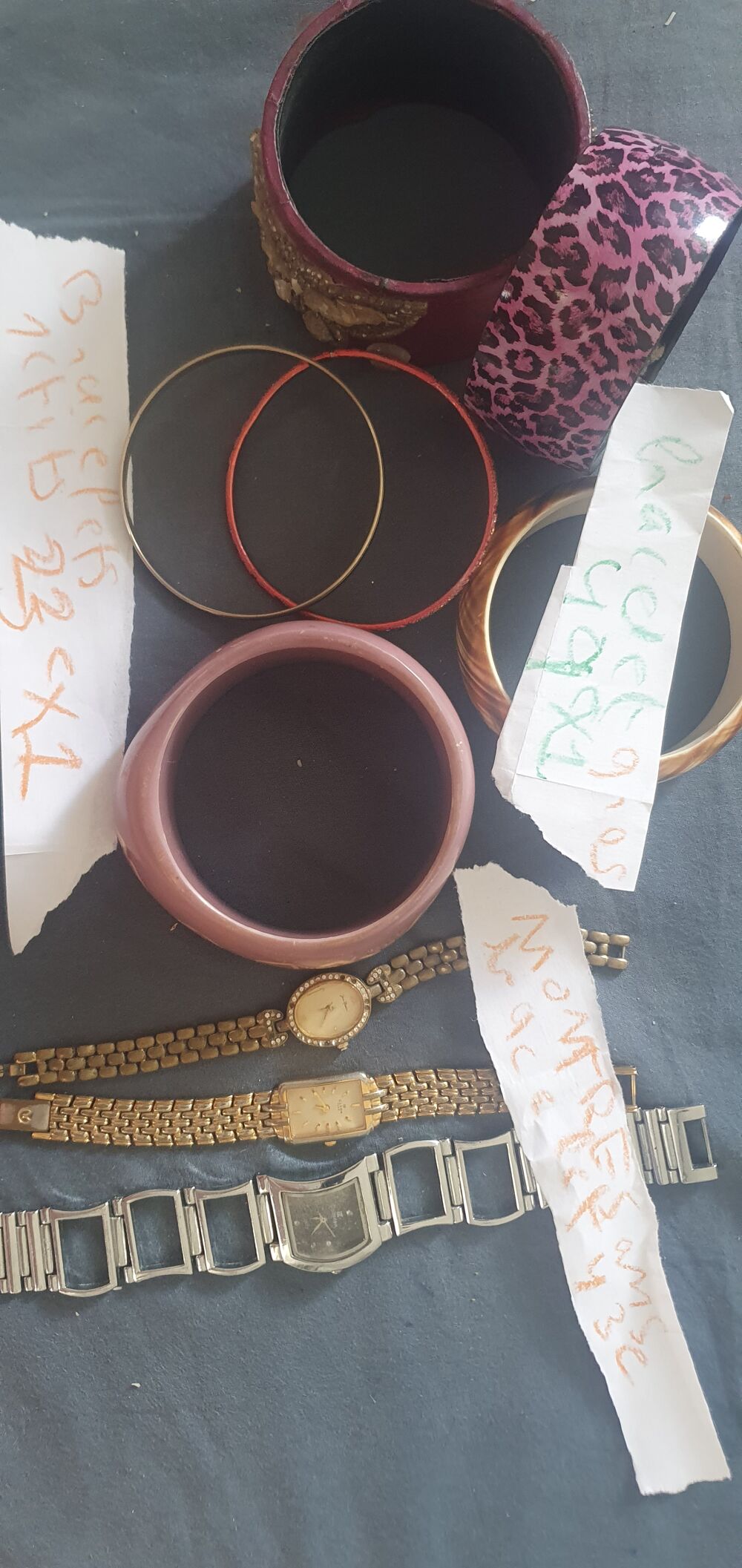 Je suis Audrey je mes bijoux collier bracelet bague Bijoux et montres