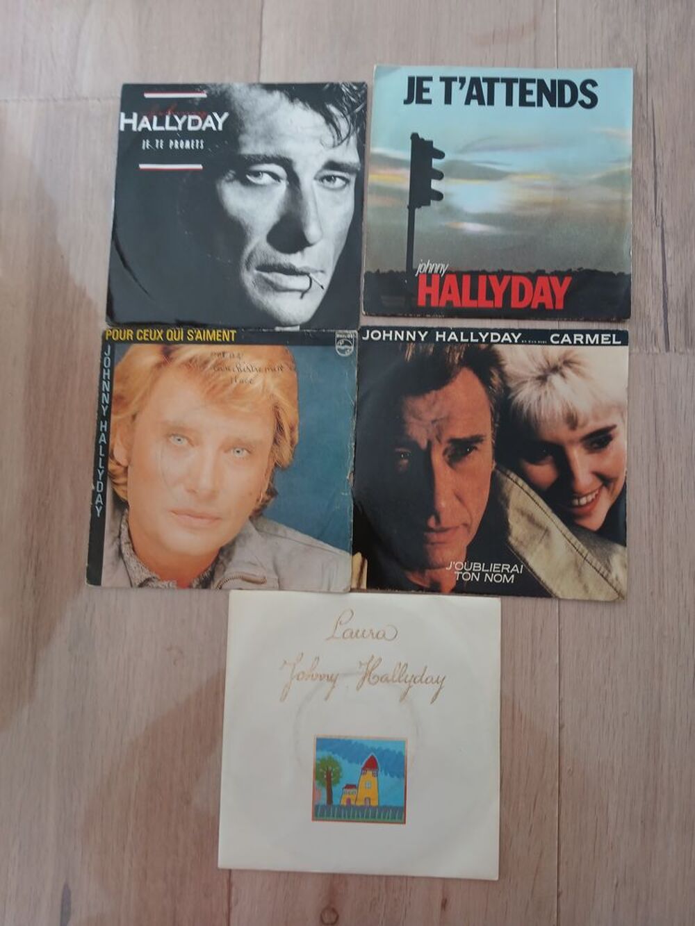 45.tours Johnny Hallyday CD et vinyles