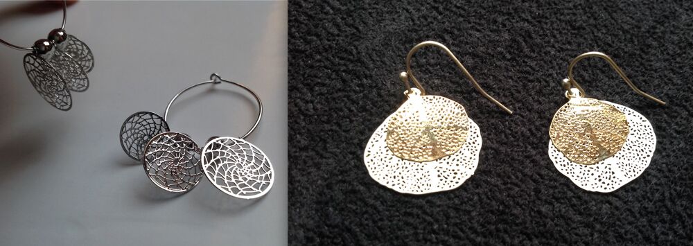 2 PAIRE BOUCLES OREILLES 3 Envoi Possible
Bijoux et montres