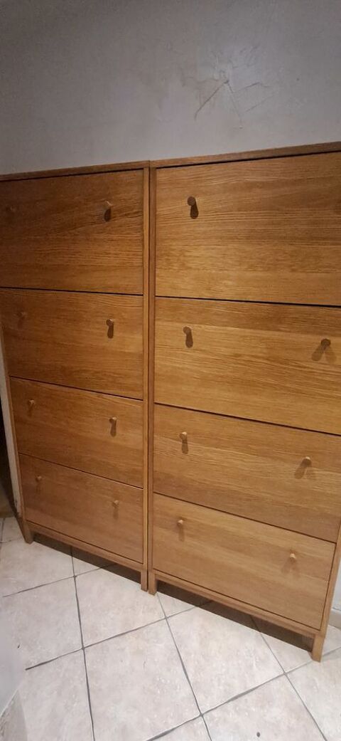 Lot de 2 Meubles chaussures en bois 100 Toulon (83)
