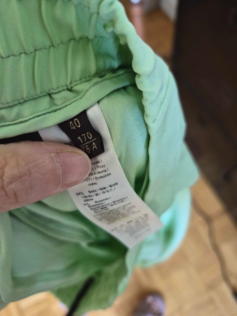pantalon soie roberto cavalli 36 Vêtements