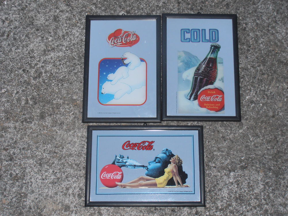  Miroir cadre publicitaire coca cola n1 Décoration