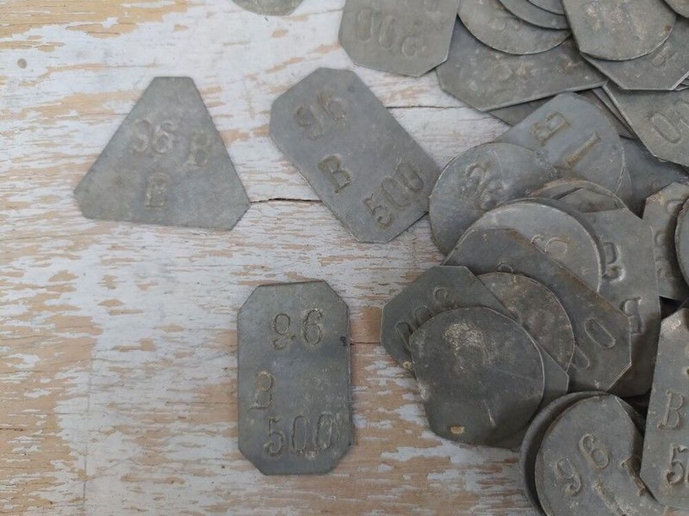Lot Anciens Jetons de Jeux, Lampiste, Commerce ou Mineur 