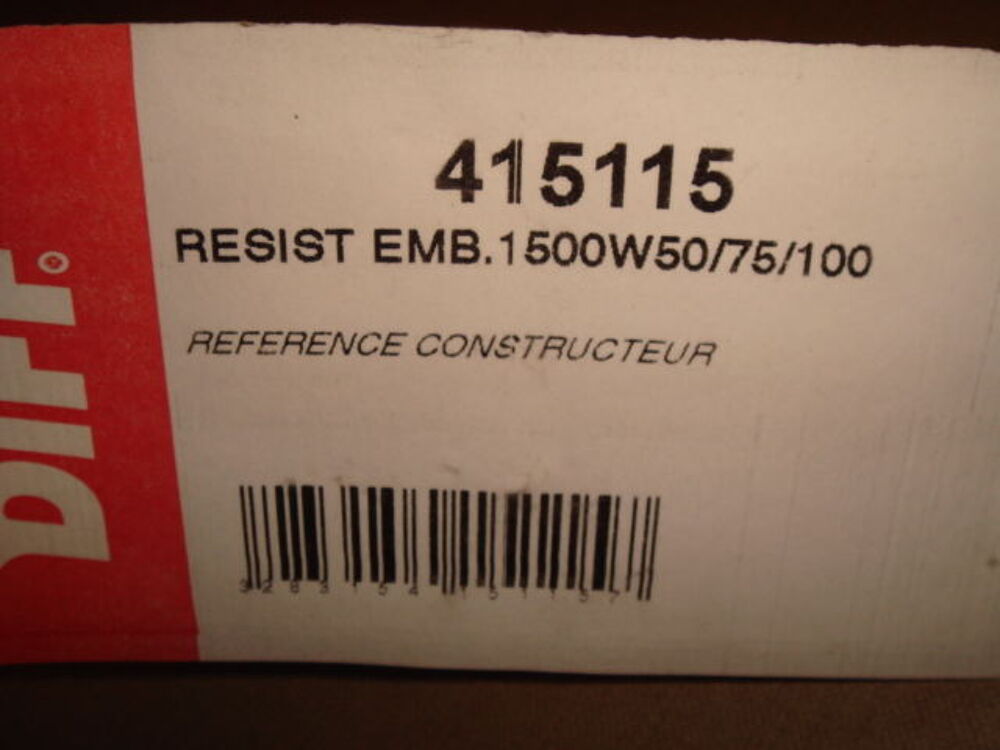Resistance chauffeau et anode Bricolage