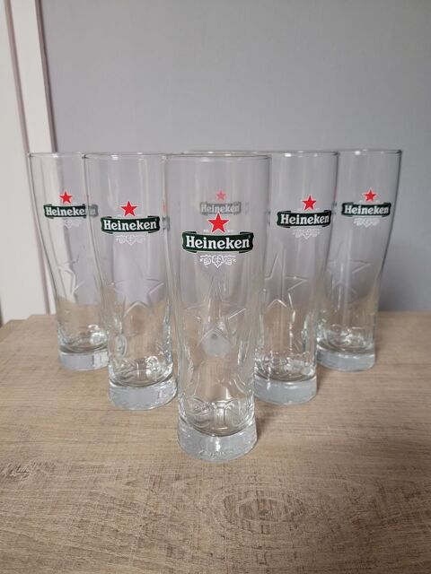 Lot de 6 verres Heineken 25cl Andr�sy (78)