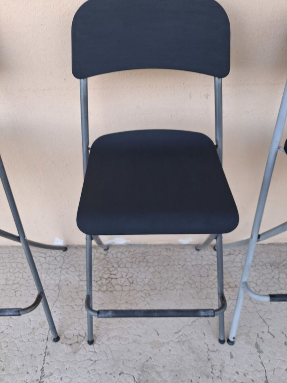 4 Chaises de bar pliantes Meubles