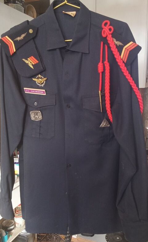 Uniforme militaire, chemise 95 Pau (64)