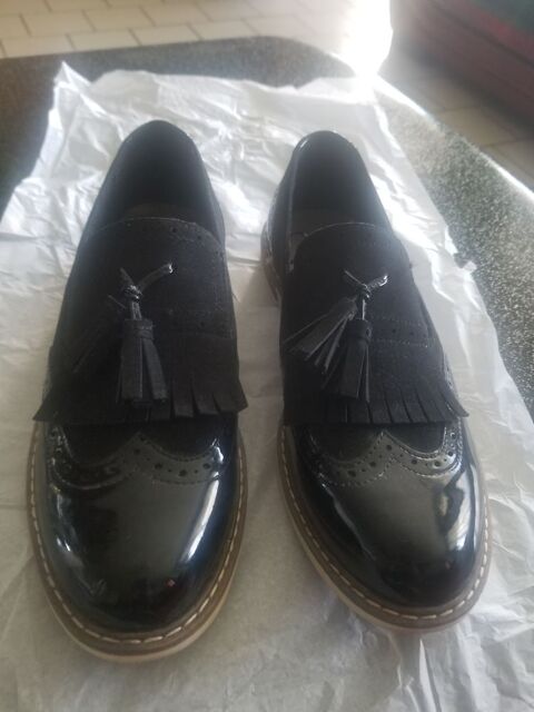 Mocassins femme noire vernies Merry scott 12 Auby (59)