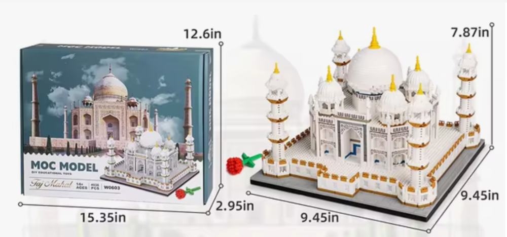Moc Model Taj Mahal W0601 (4146 pi&egrave;ces) neuf sous blister Jeux / jouets