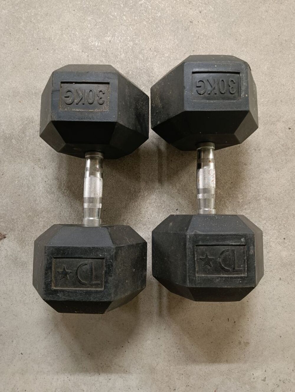 Halt&egrave;res 30kg marque Cross liftor Sports