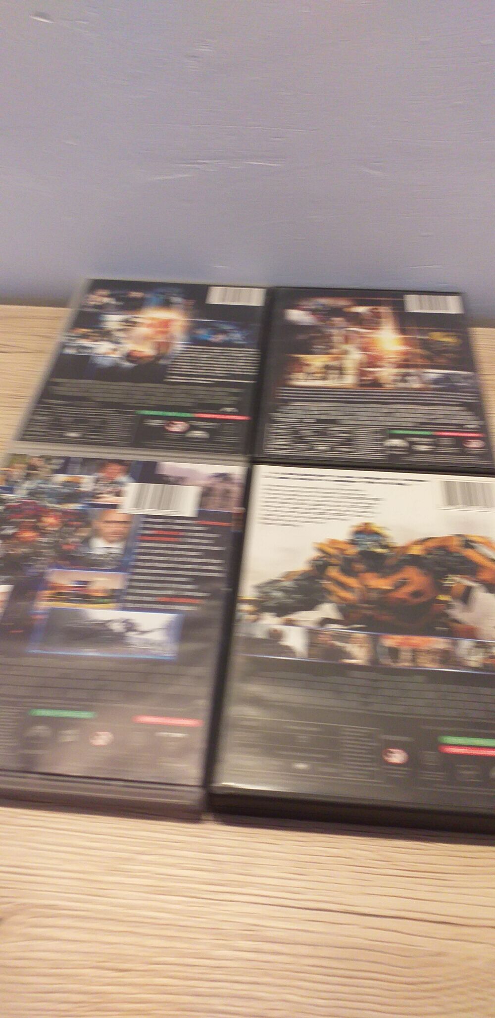 lot de 4 dvds Transformers DVD et blu-ray