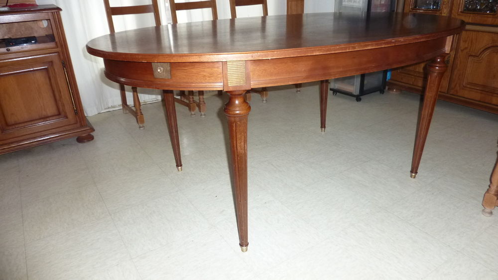 Table de salle &agrave; manger en acajou massif Meubles