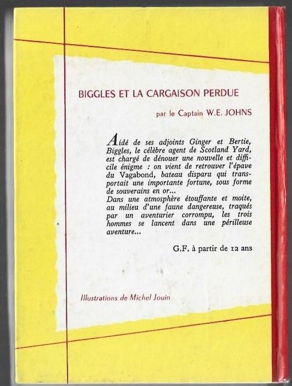 collection spirale - biggles et la cargaison perdue - 1969 Livres et BD