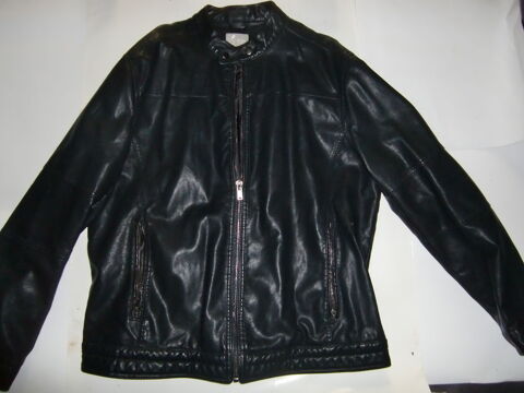 Veste en cuir noir P.U. pour Homme XXXL 20 Rueil-Malmaison (92)