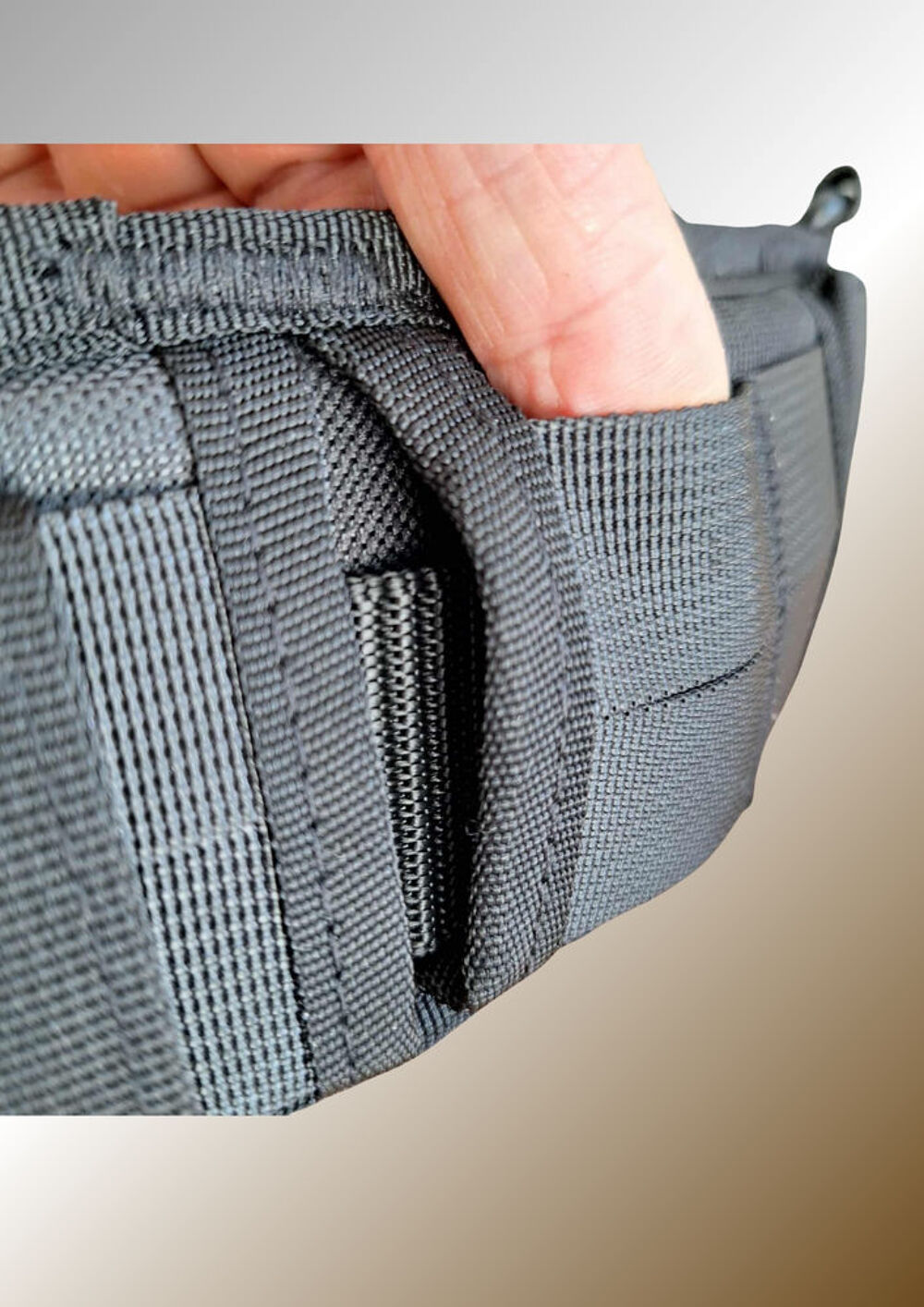 Ceinture tactique + sur-ceinture MOLLE + sacoche + accessoir Vêtements