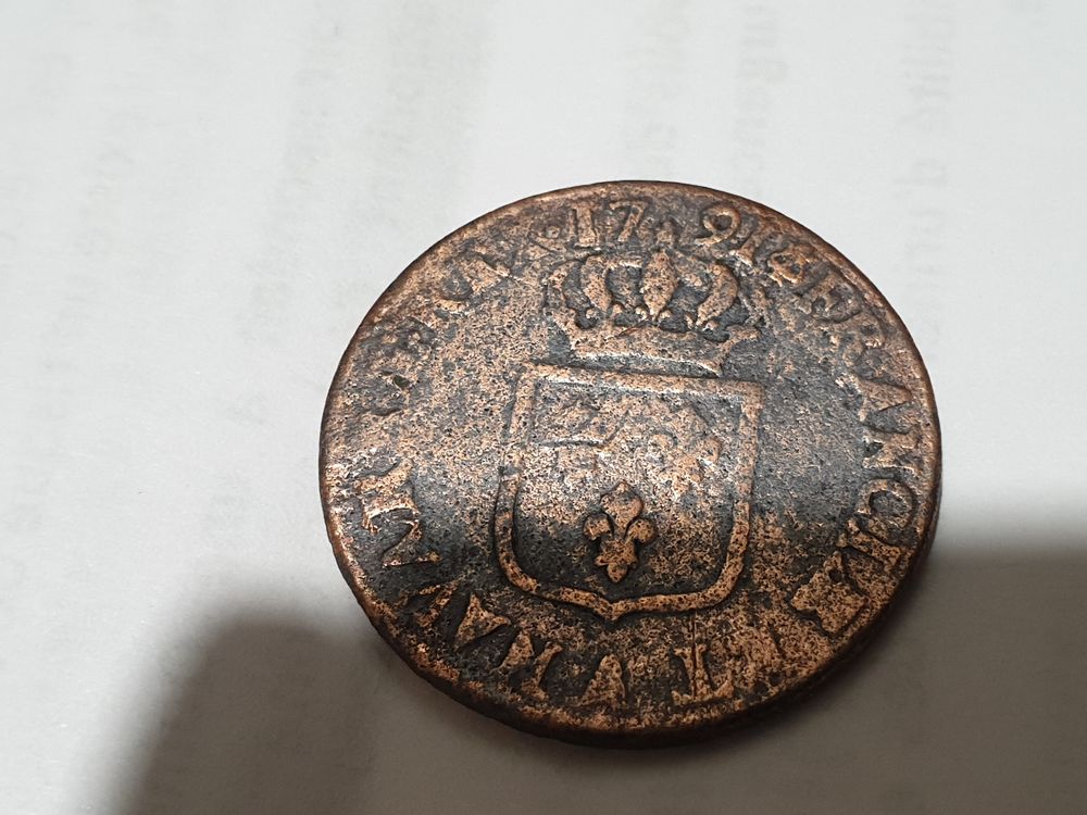 Monnaie France Louis XVI 1791 A 