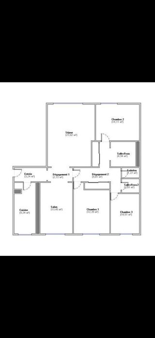  Appartement � vendre 5 pi�ces 107 m�