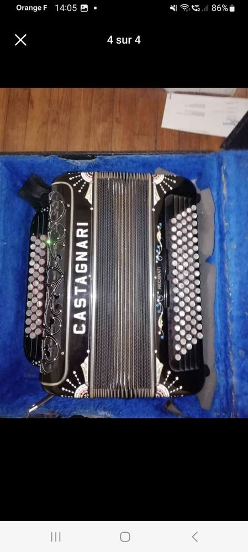 Accord&eacute;on mixte Castagnari Instruments de musique