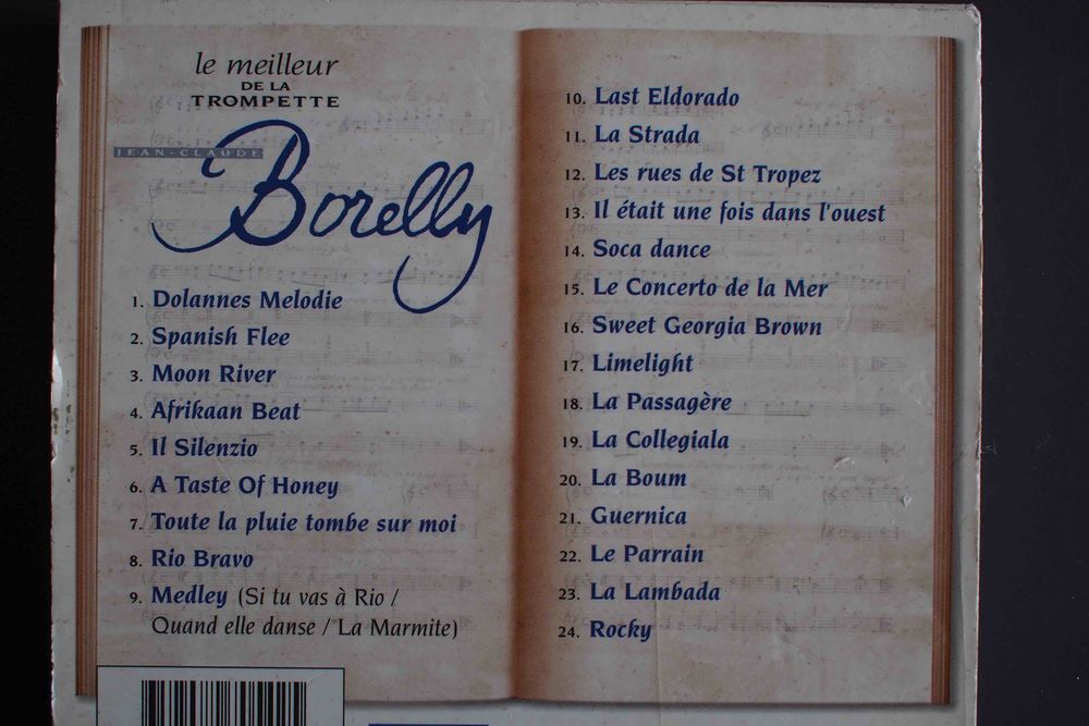 Jean Claude Borelly, CD et vinyles