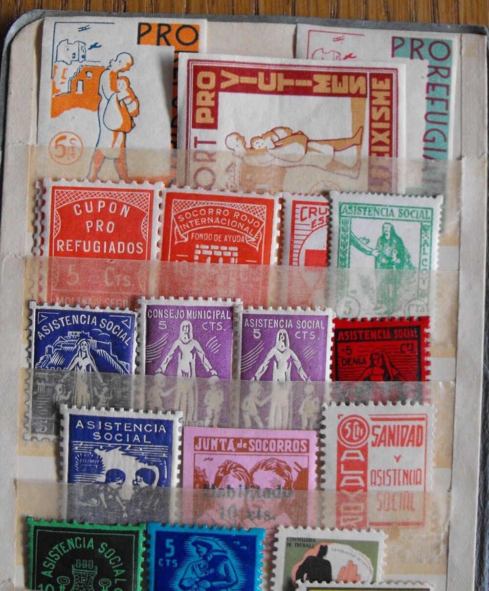 Timbre guerre civile espagnole 