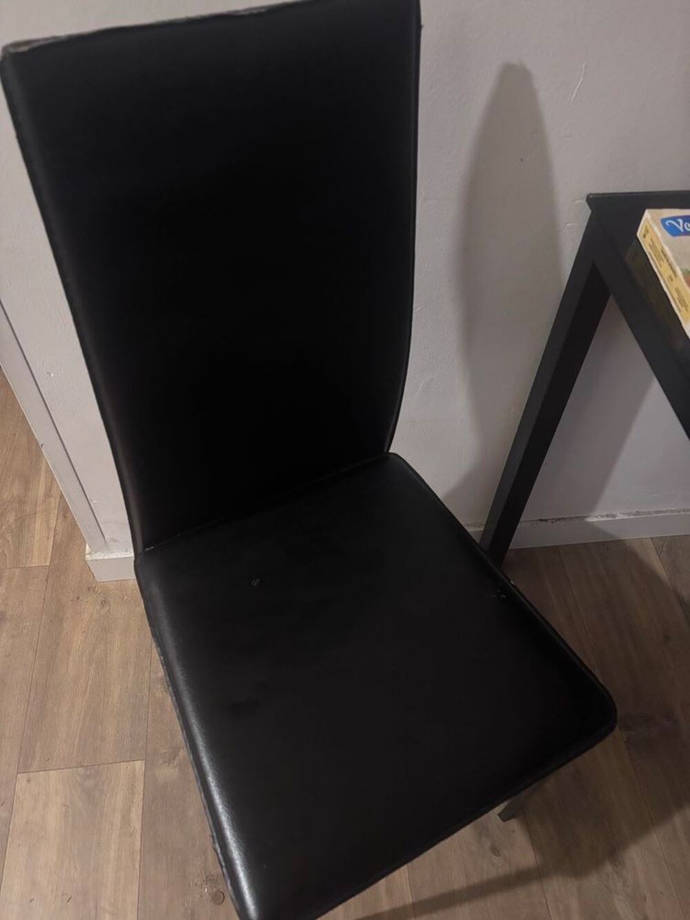 lot de 4 chaises noir simple IKEA Meubles