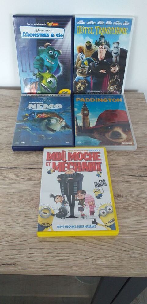 lot de 5 dvds dessin animé 5 Maromme (76)