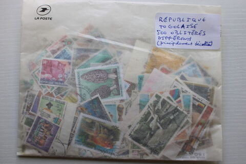 République Togolaise 500 timbres oblitérés différents 19 Modène (84)