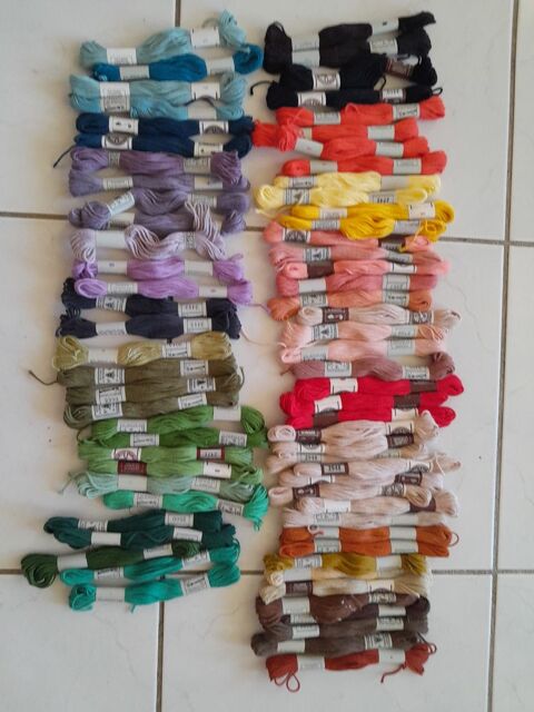 coton tapisserie 90 pi�ces neuves 40 �chirolles (38)