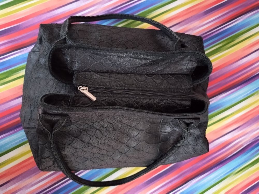 sac &agrave; main noir Maroquinerie