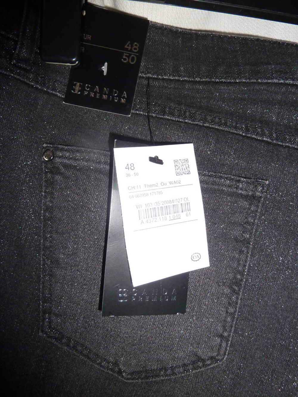 pantalon jean femme T48 "the slim jeans" de la marque CANDA Vêtements