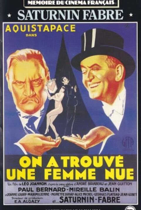 ON A TROUVE UNE FEMME NUE ( film ) 0 Rosendael (59)