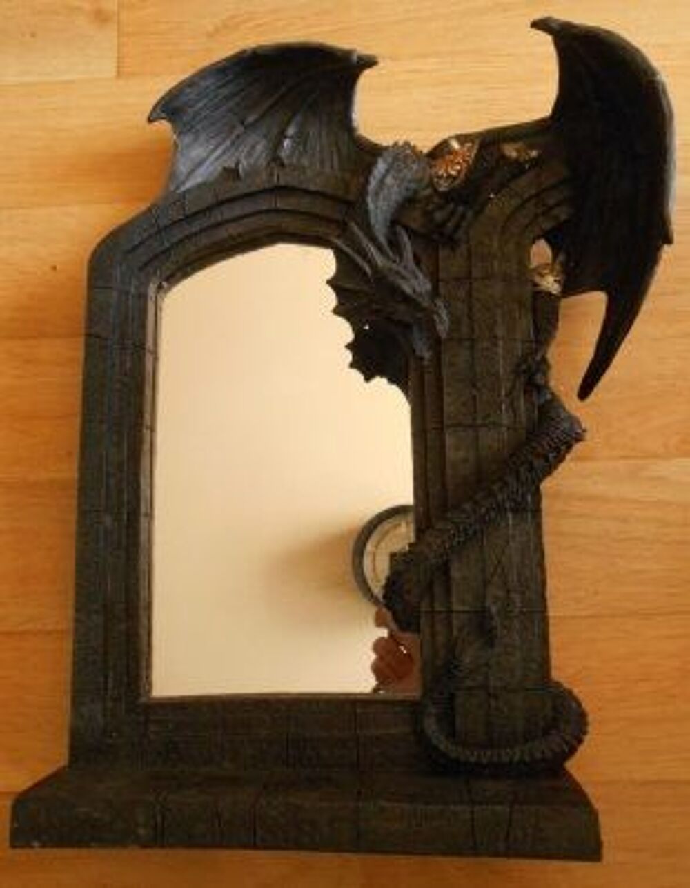 MIROIR DRAGON sur son socle - MAGNIFIQUE - 